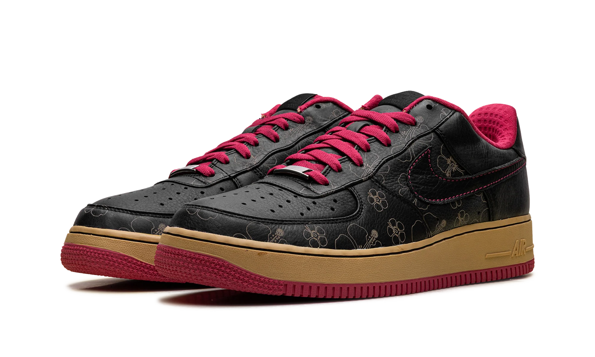 Air Force 1 Premium '07 "Black/Black-Cerise-Metallic Gold" 315180 001
