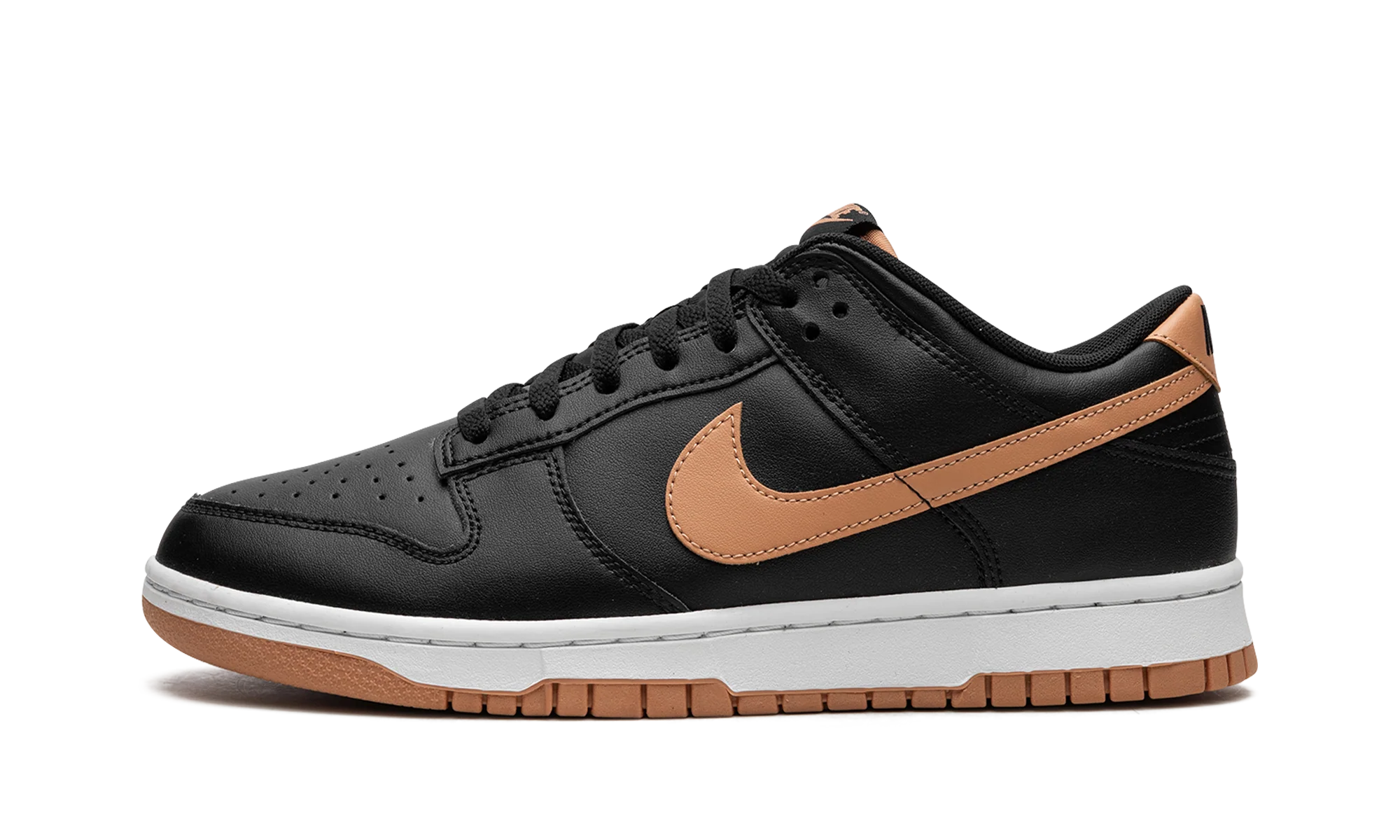Dunk Low "Black / Amber Brown" DV0831 004
