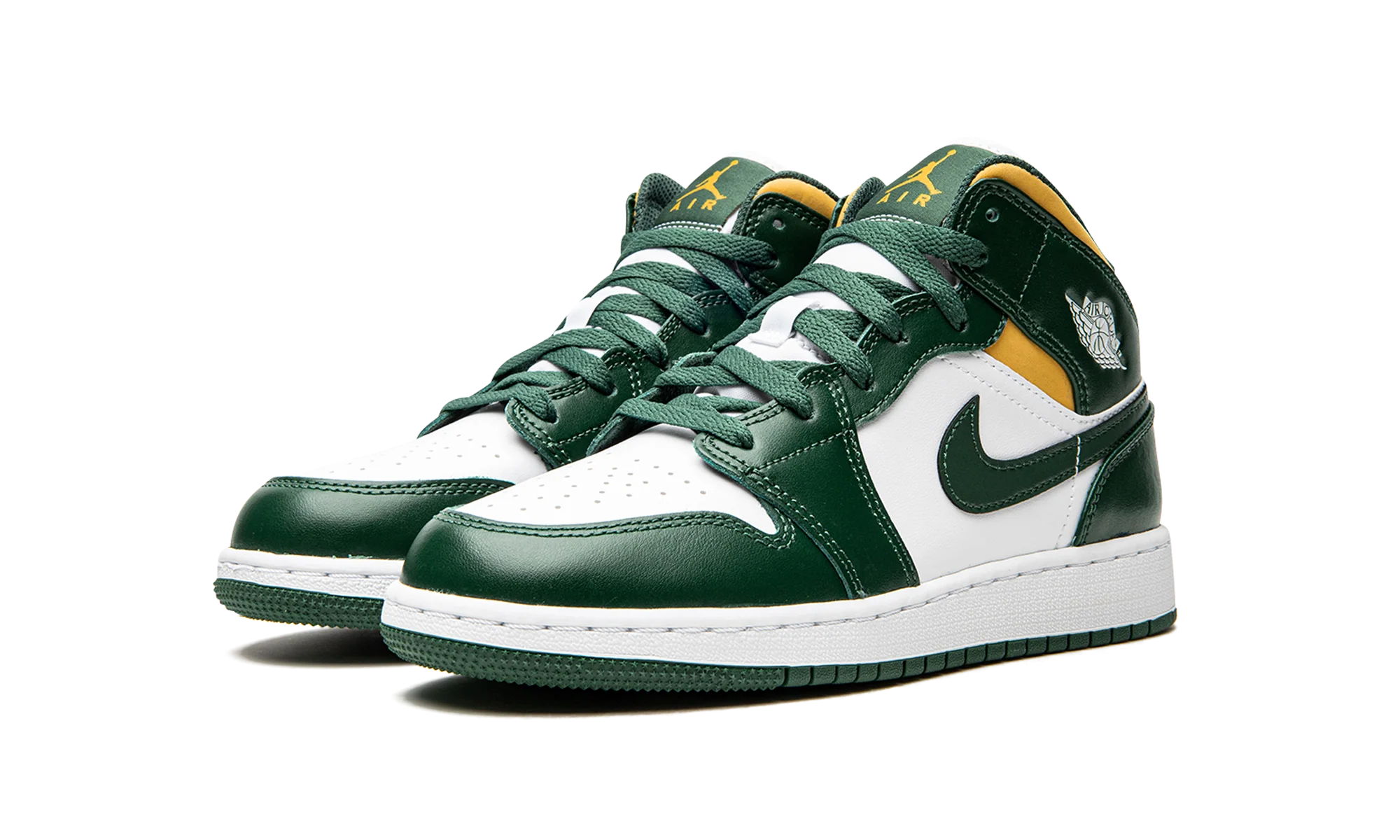 Air Jordan 1 Mid GS "Sonics" 554725 371