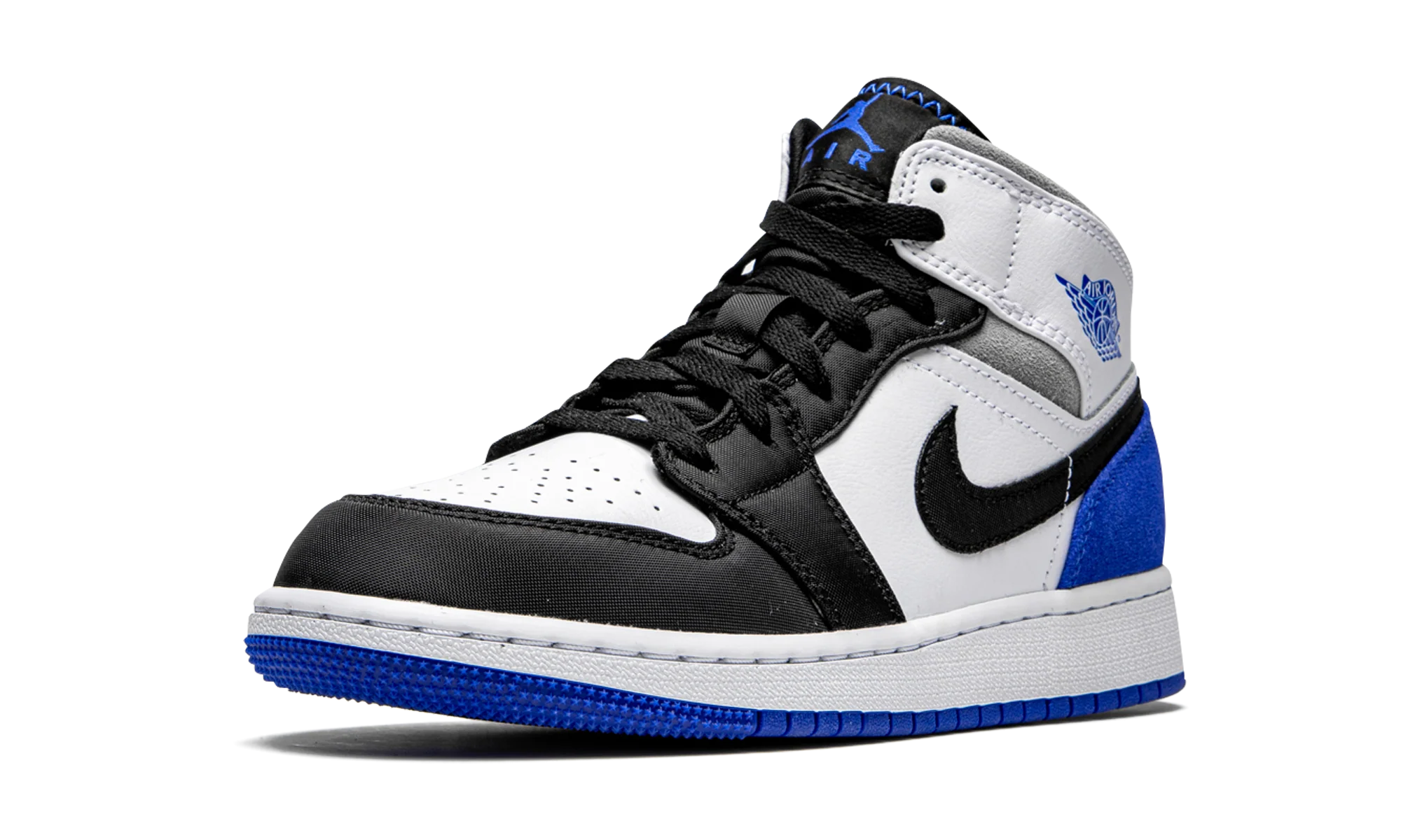 Air Jordan 1 Mid GS "Royal White" BQ6931 102