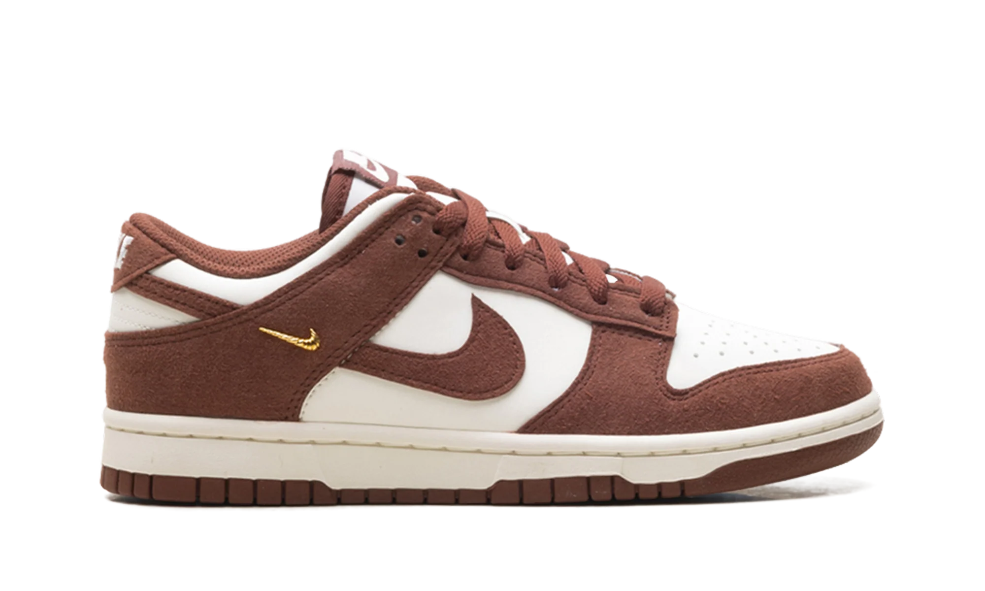 Dunk Low WMNS "Red Sepia Gold Mini Swoosh" IB4417 104