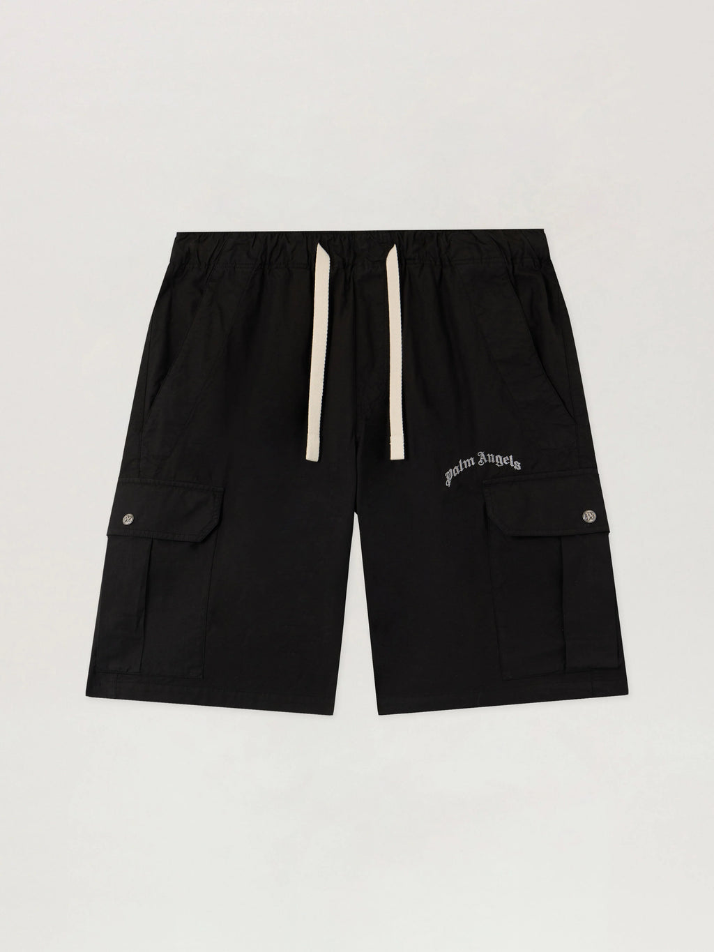 Curved Logo Loose Cargo Shorts