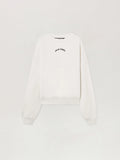Back Curved Logo Loose Sweatshirt