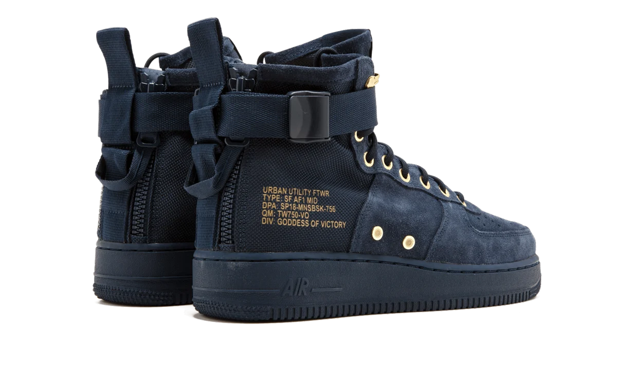 SF AF1 Mid "Obsidian" 917753 400