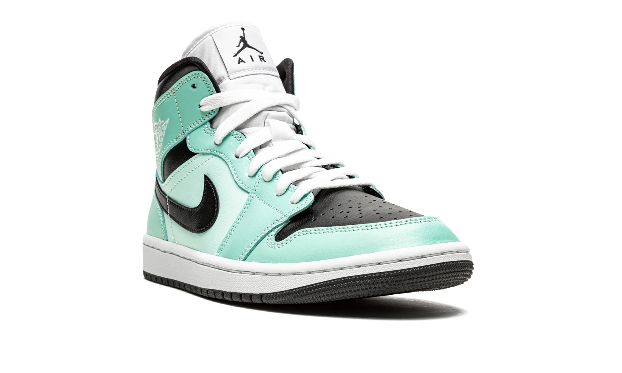 AIR JORDAN 1 MID WMNS "Aqua Black" BQ6472 300