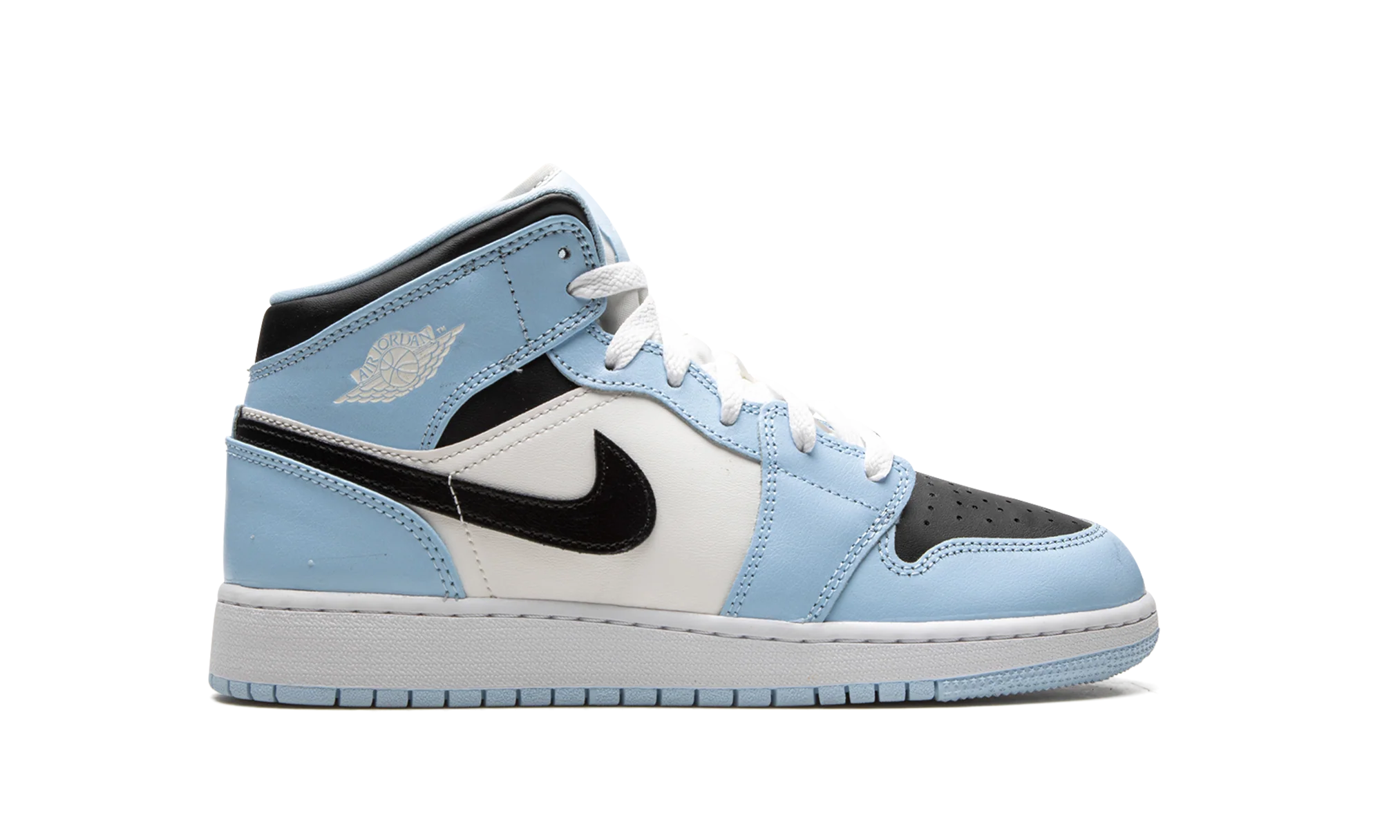 Air Jordan 1 Mid GS "Ice Blue" 555112 401