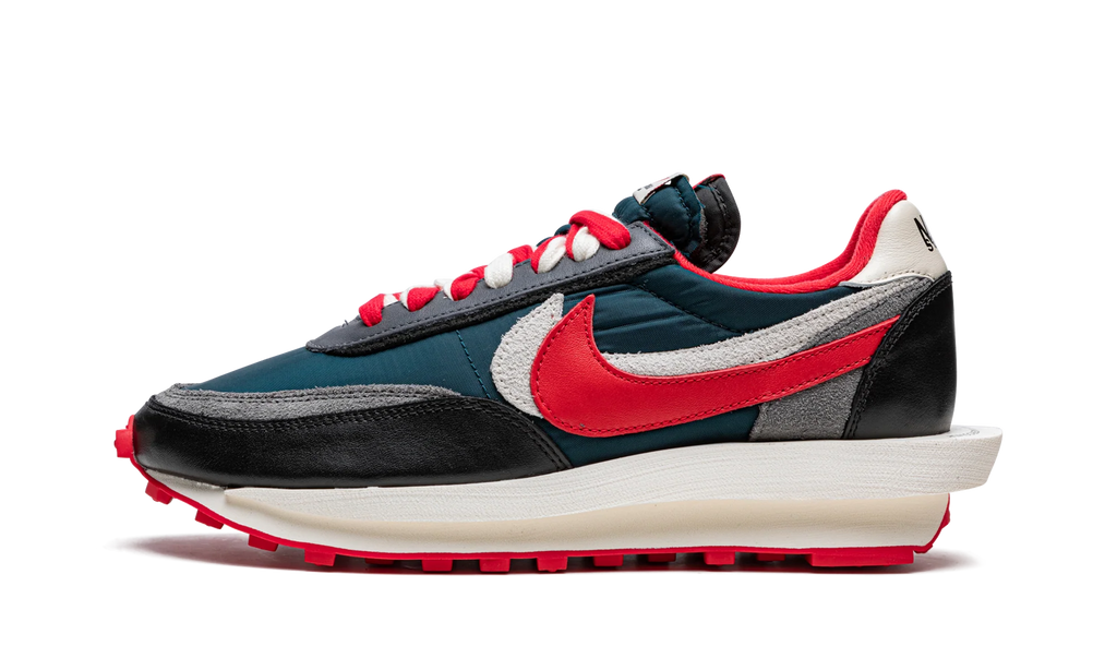 LDWaffle "Undercover x Sacai - Midnight Spruce University Red" DJ4877 300