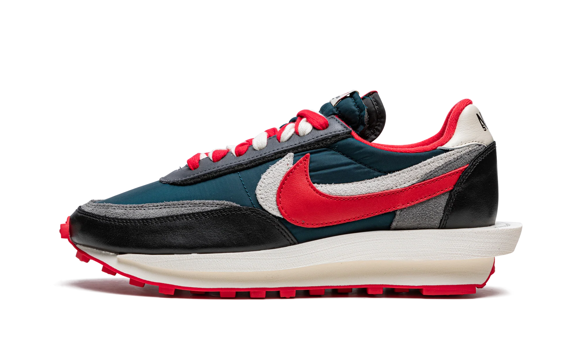 LDWaffle "Undercover x Sacai - Midnight Spruce University Red" DJ4877 300