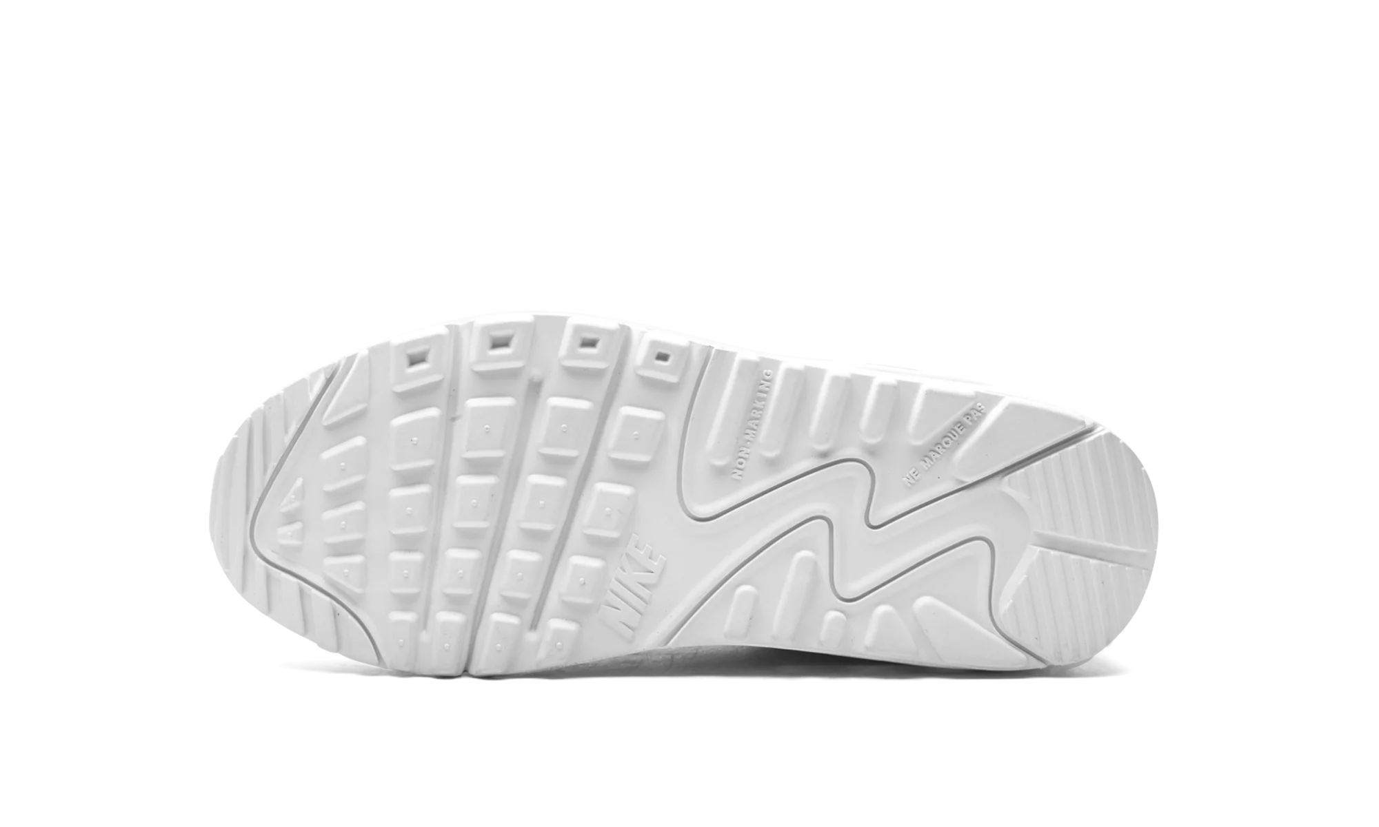 Air Max 90 Leather GS Triple "Triple White" CD6864 100