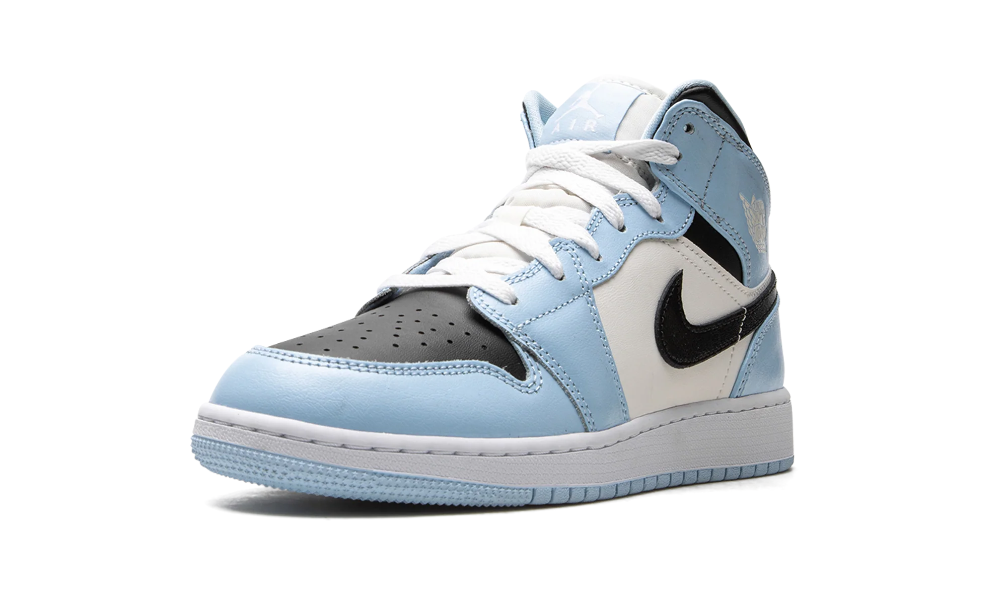 Air Jordan 1 Mid GS "Ice Blue" 555112 401