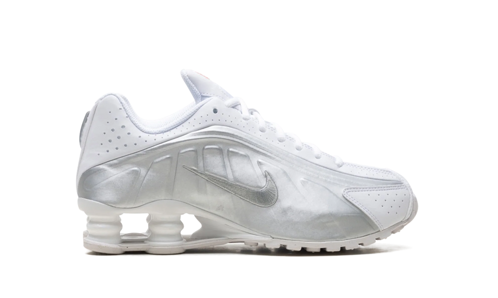 Shox R4 GS "White Bright Crimson Metallic Silver" CW2626 101