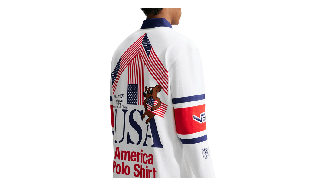 USMNT Rugby Longsleeve "Virgil Abloh Archive - White" IM3227 100