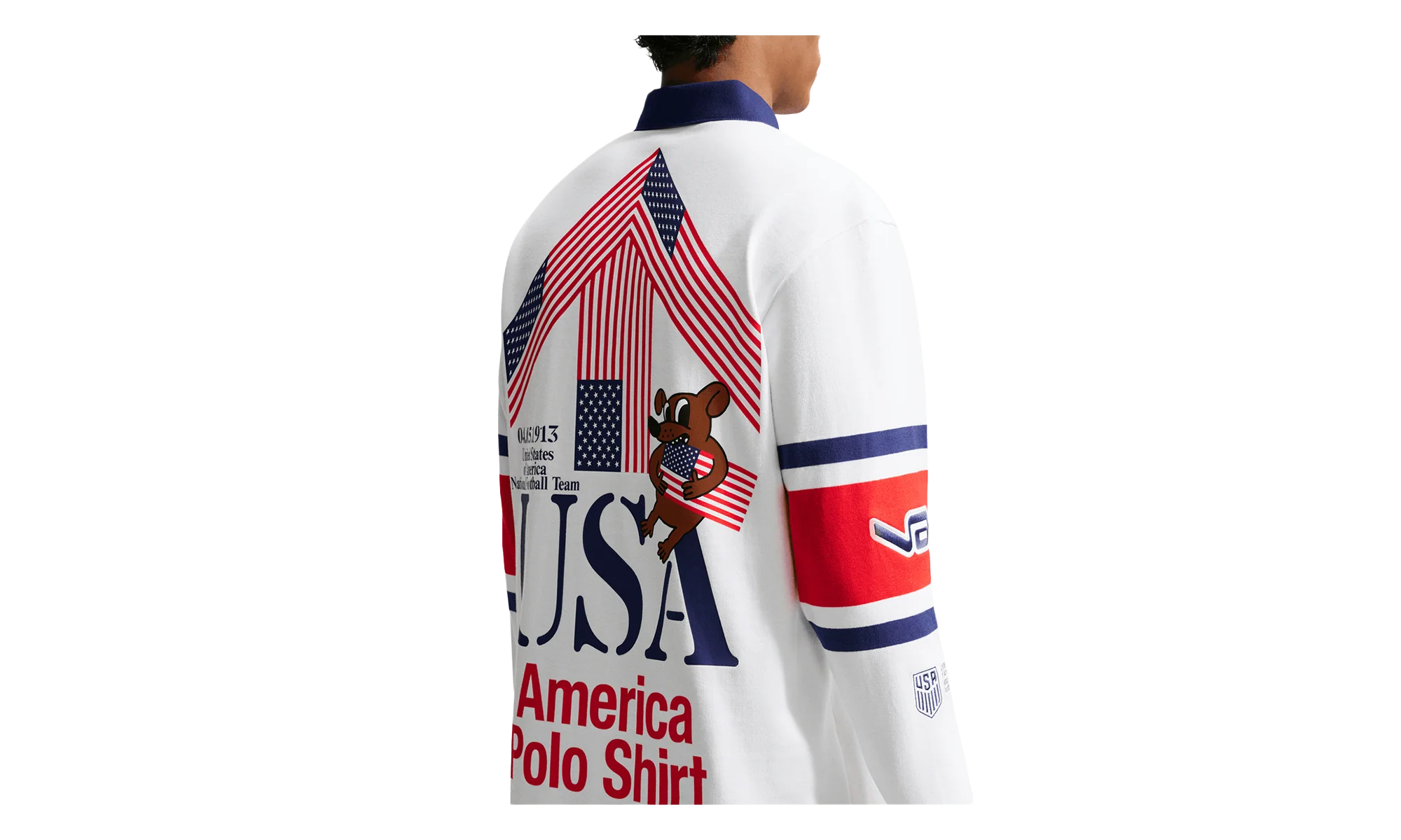 USMNT Rugby Longsleeve "Virgil Abloh Archive - White" IM3227 100