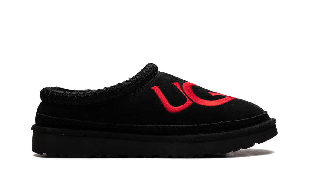 Tasman Logo Slipper "Black / Samba Red" 1112448 BSMR