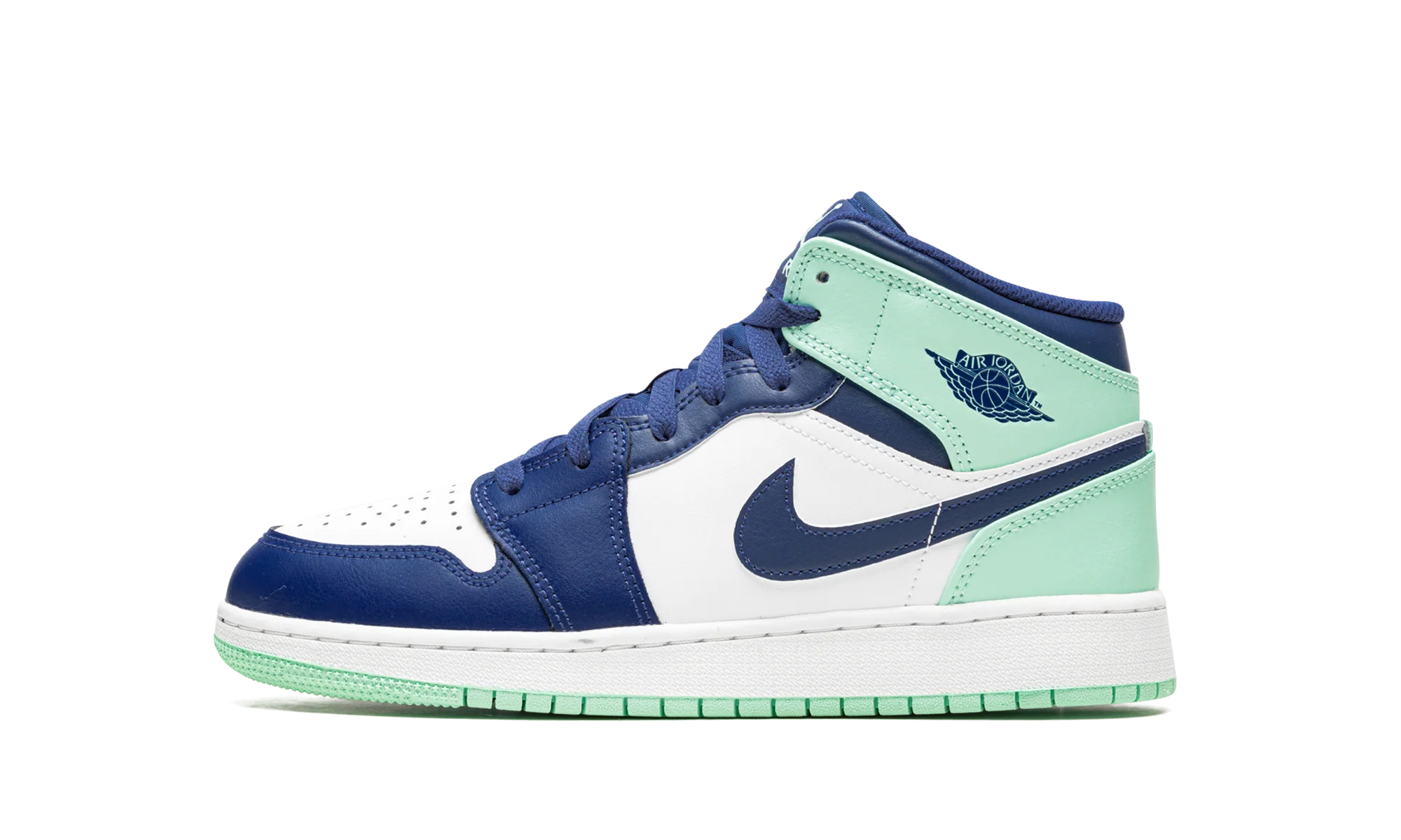 Air Jordan 1 Mid GS "Blue Mint" 554725 413