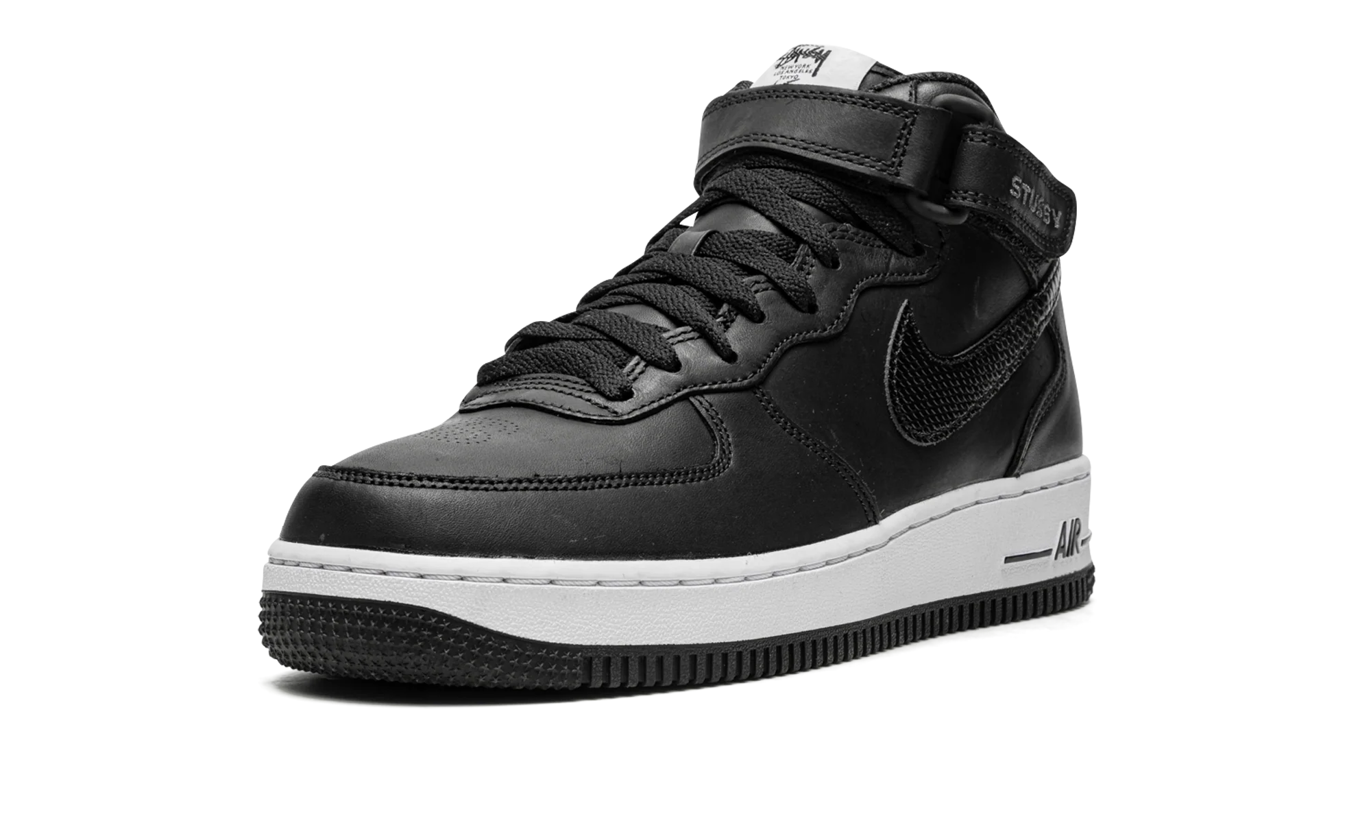 Air Force 1 Mid "Stussy - Black" DJ7840 001
