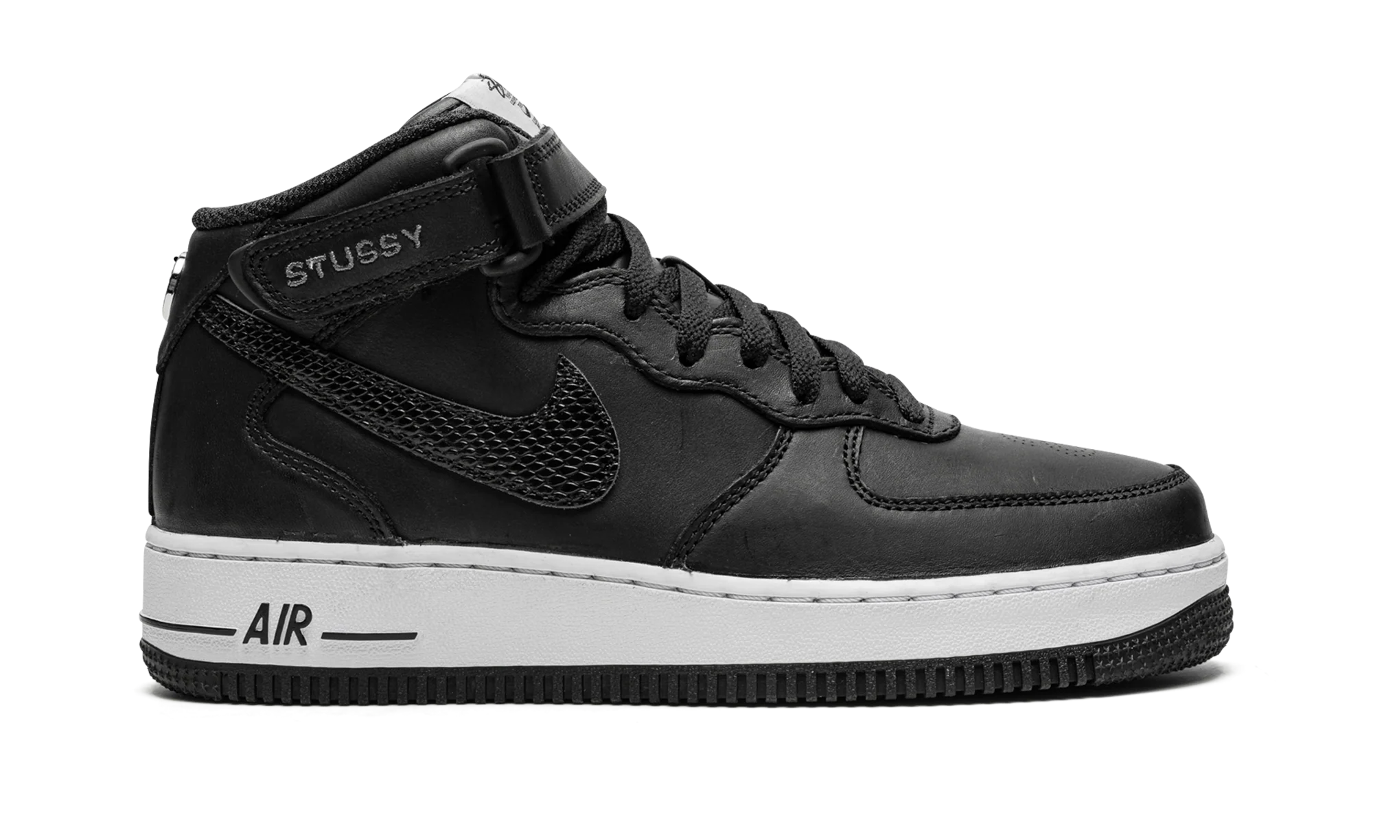 Air Force 1 Mid "Stussy - Black" DJ7840 001