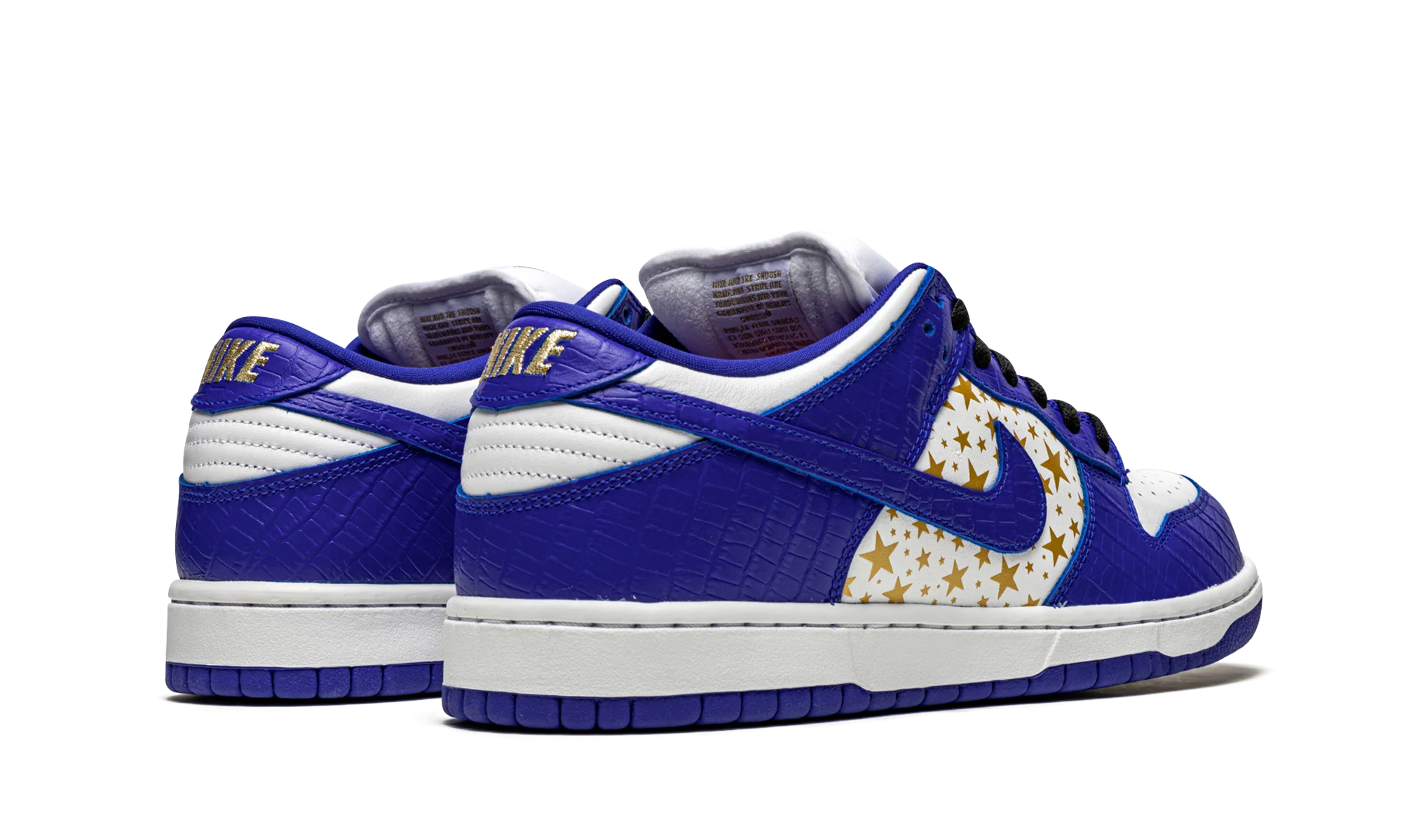 SB Dunk Low "Supreme - Stars - Hyper Blue" DH3228 100