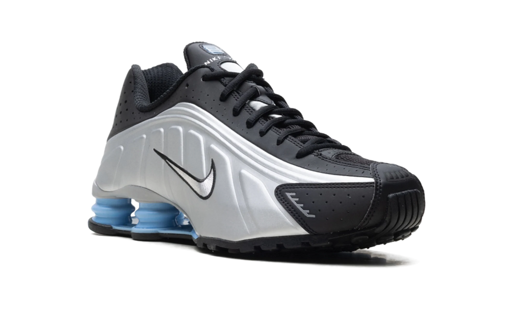 Shox R4 "Metallic Silver Black Psychic Blue" HQ1988 004