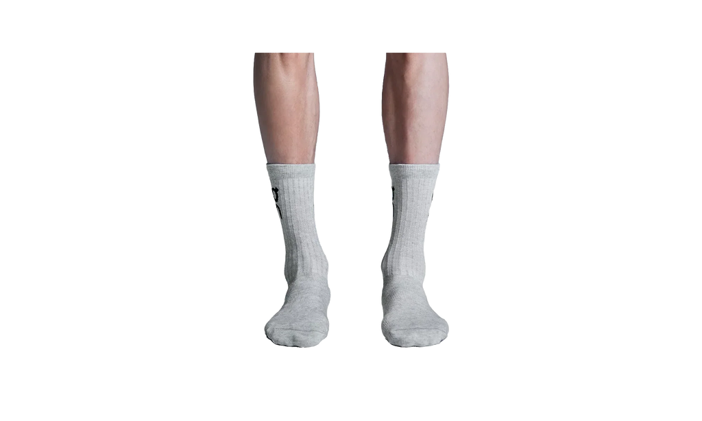 Logo Sock High 3P "Heather Gray" 2UF10311732