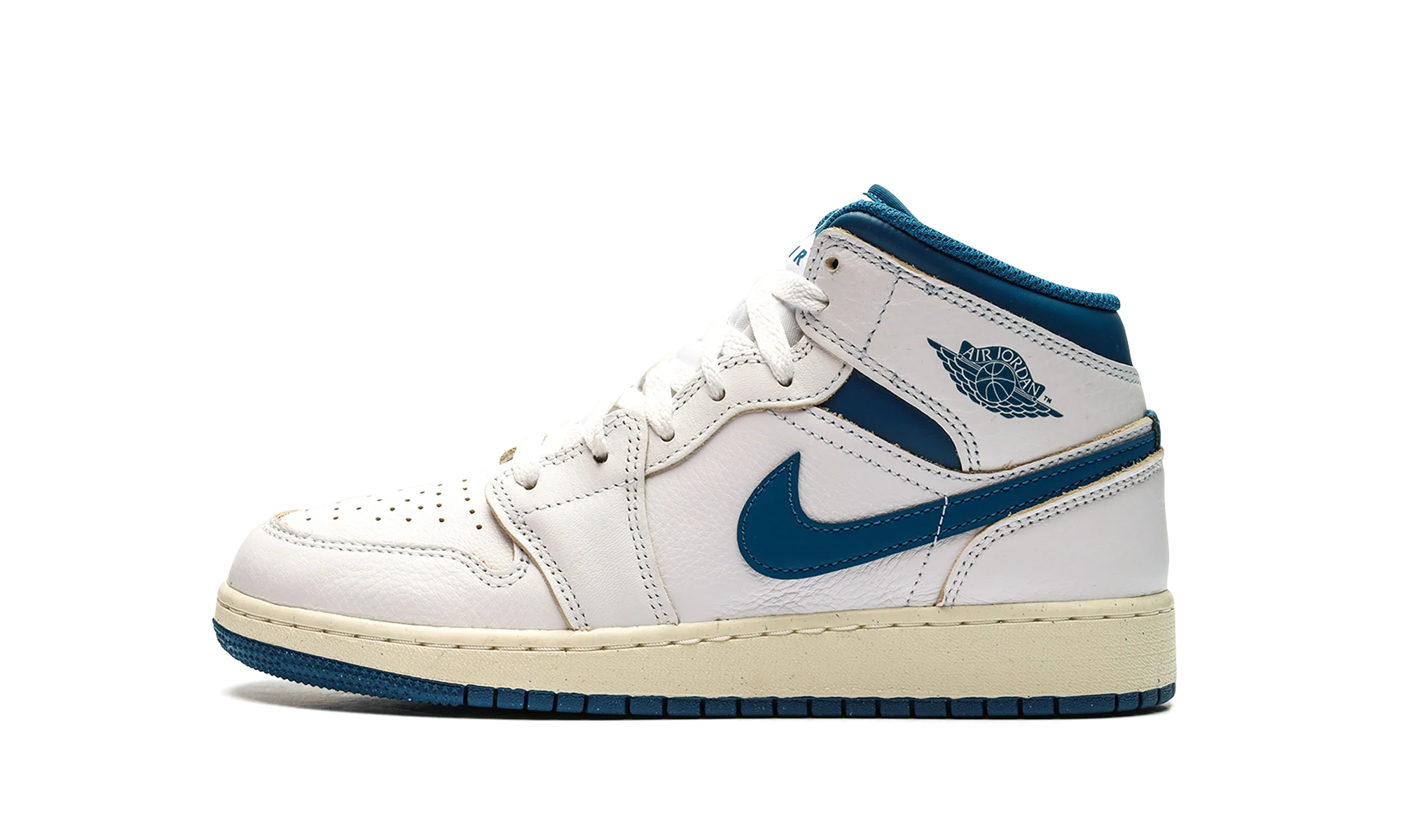 Air Jordan 1 Mid SE GS "INDUSTRIAL BLUE" FN7432 141