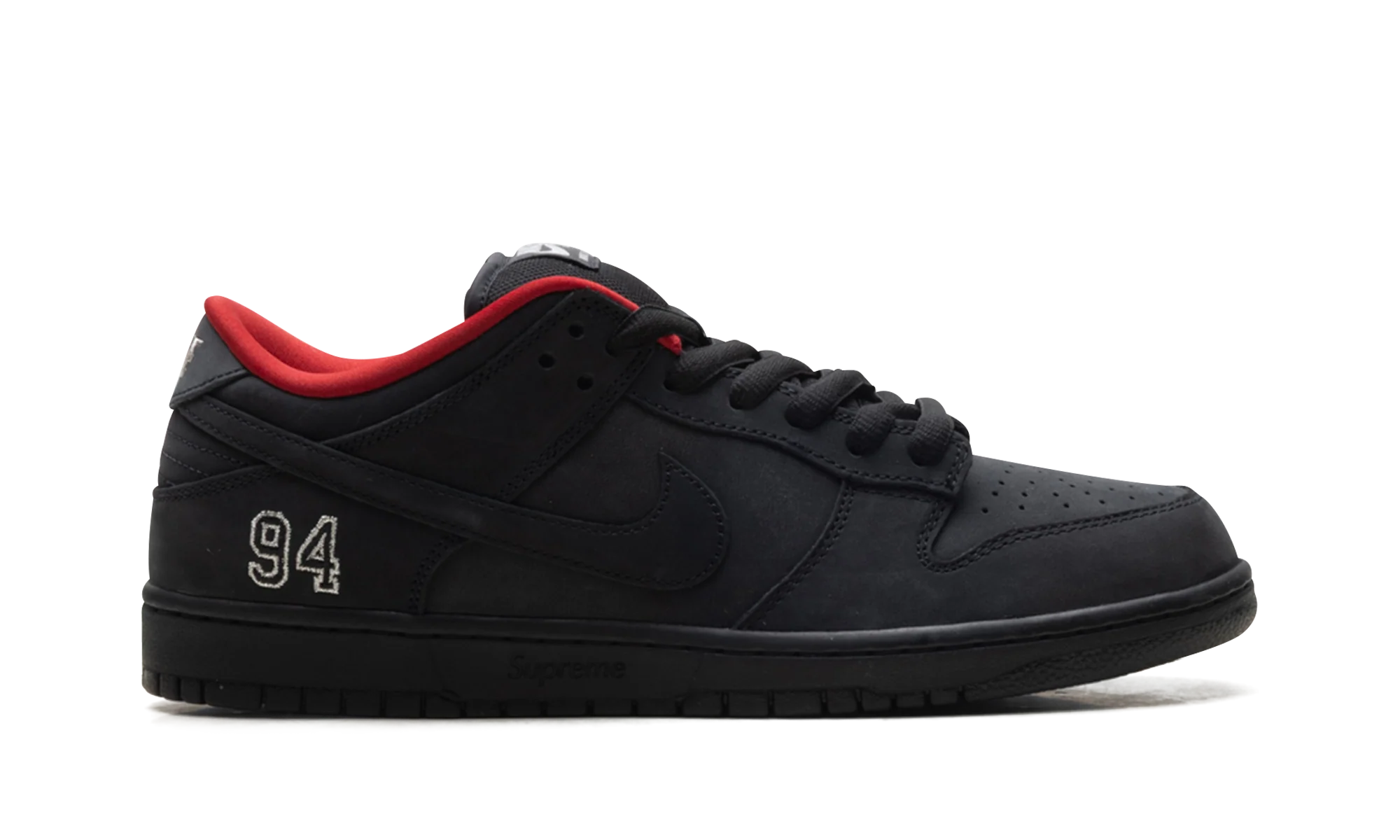 SB Dunk Low "Supreme - Black" HQ8487 001