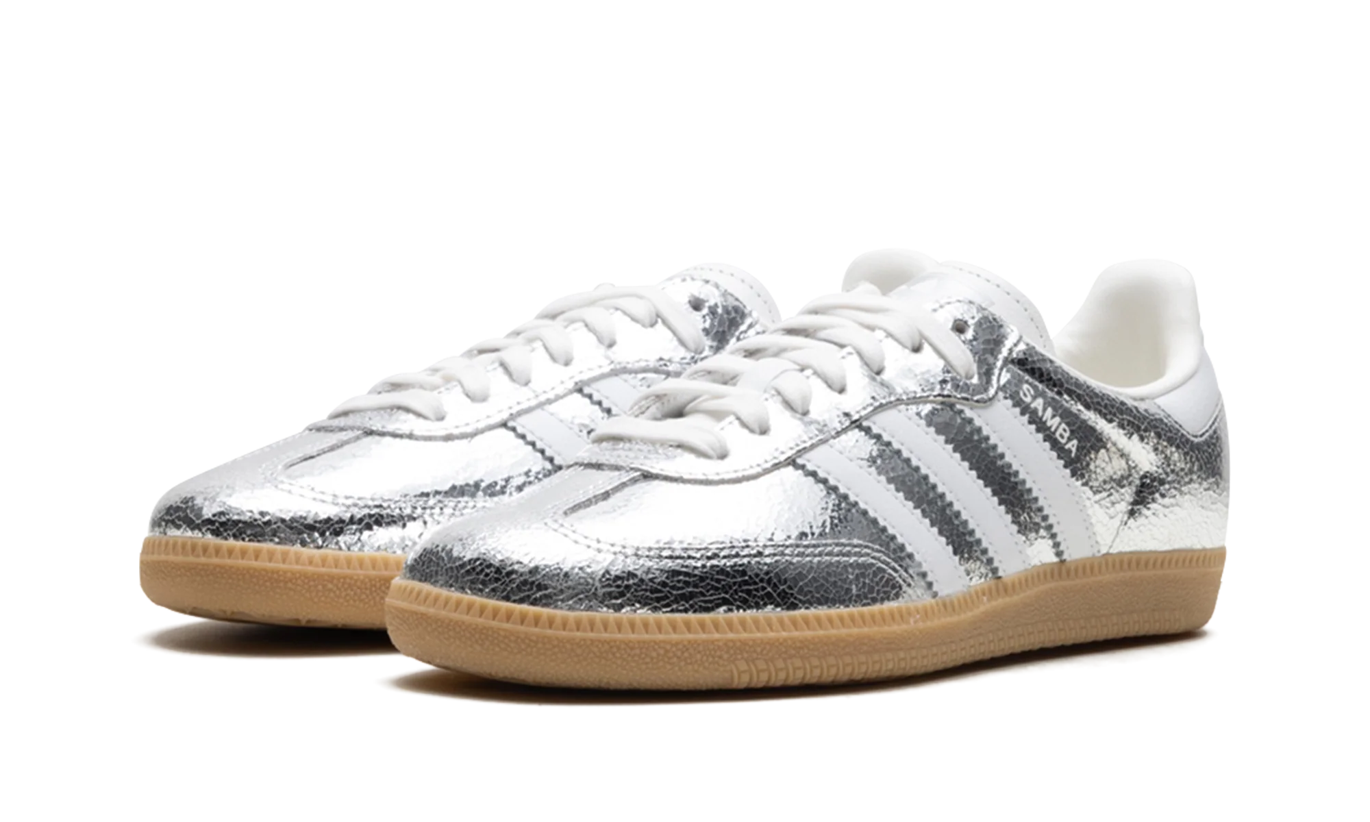 Samba OG WMNS "Silver Metallic Cracked Leather" JR0035
