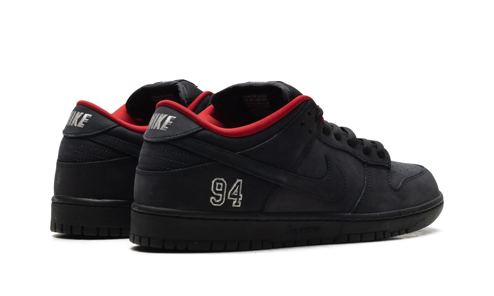 SB Dunk Low "Supreme - Black" HQ8487 001