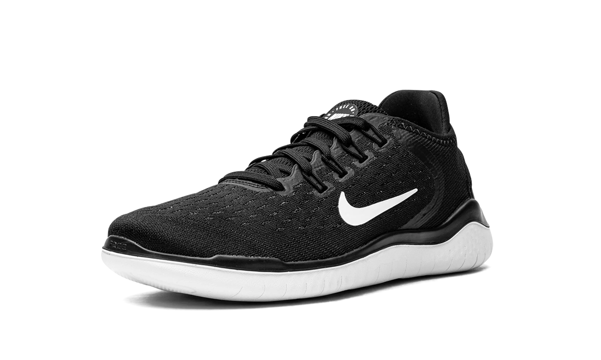 FREE RN 2018 MNS WMNS "BLACK WHITE" 942837 001