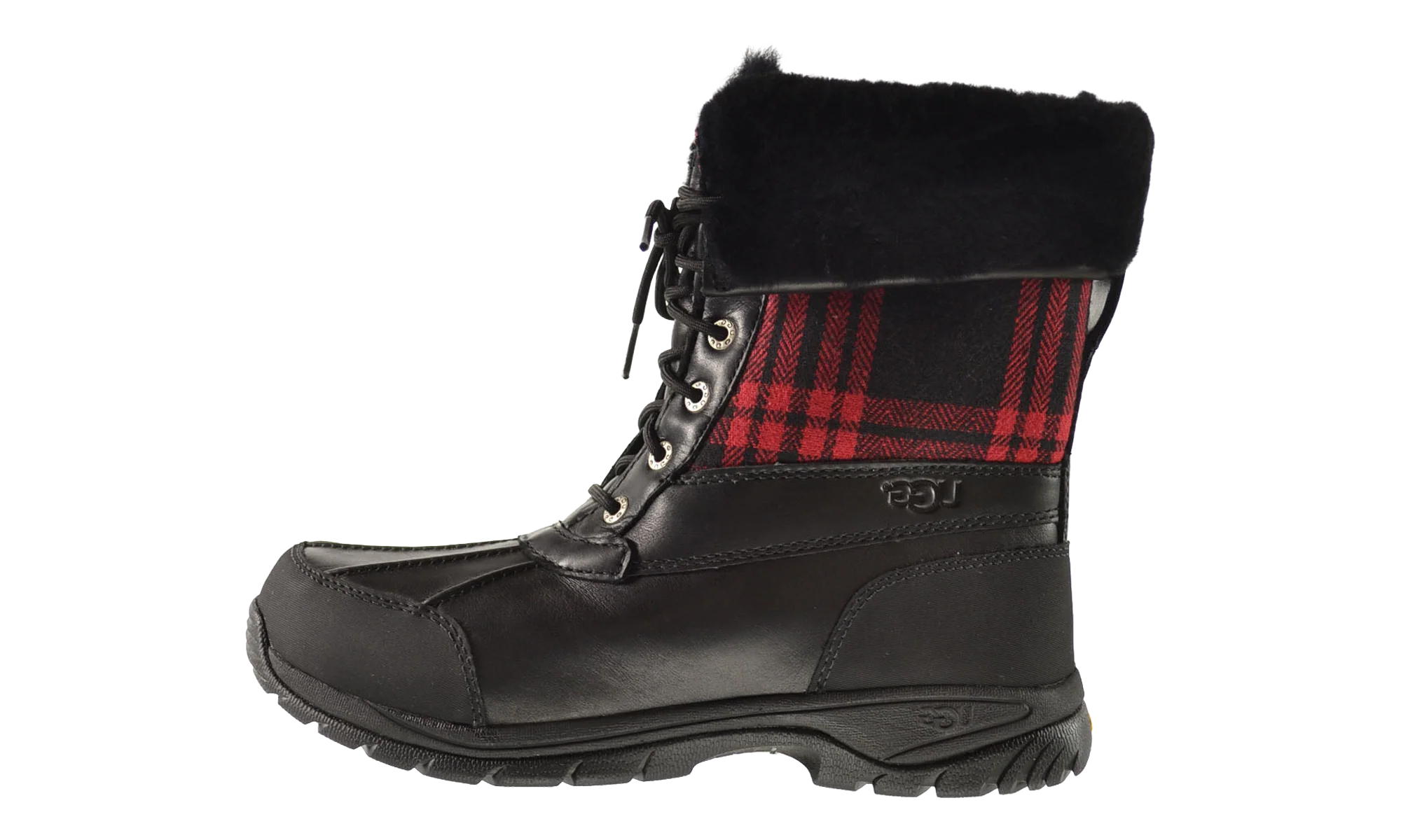 Butte Plaid Boots "Black / Red" 3251