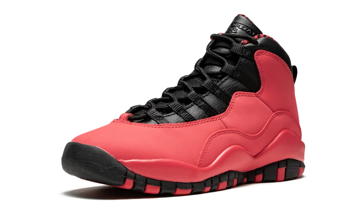 Air Jordan 10 Retro GS "Fusion Red" 487211 605