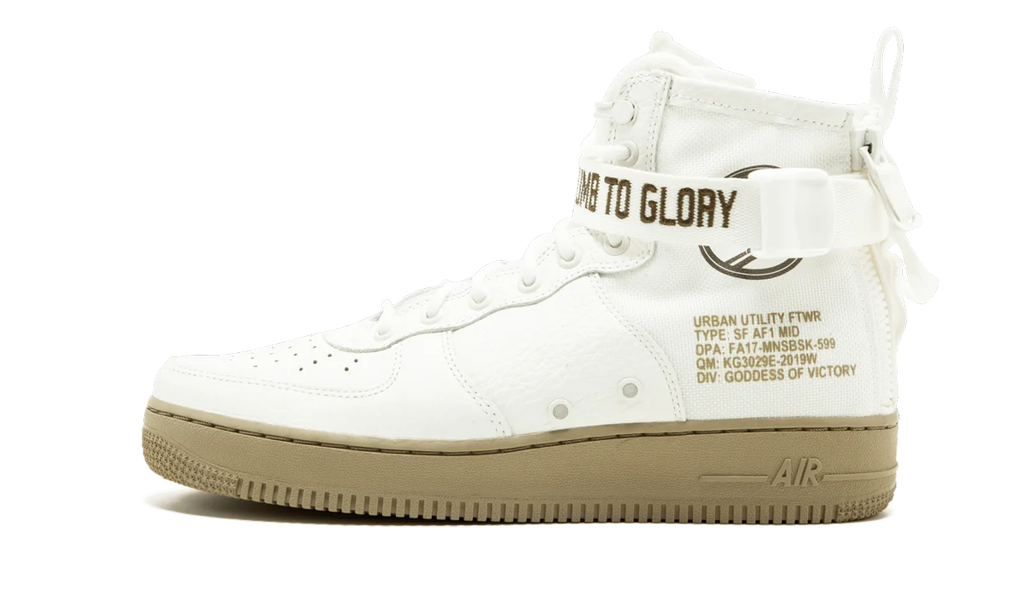 SF AF1 MID "Ivory Olive" 917753 101