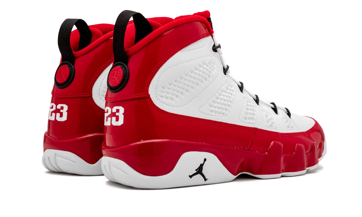 Air Jordan 9 "White/Red/Black" 302370 160