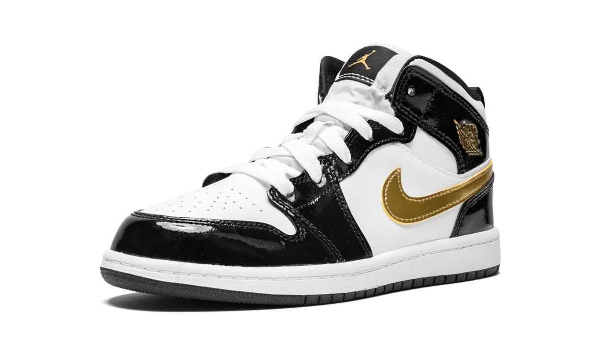 Jordan 1 MID SE PS "Black/Gold" BQ6932 007