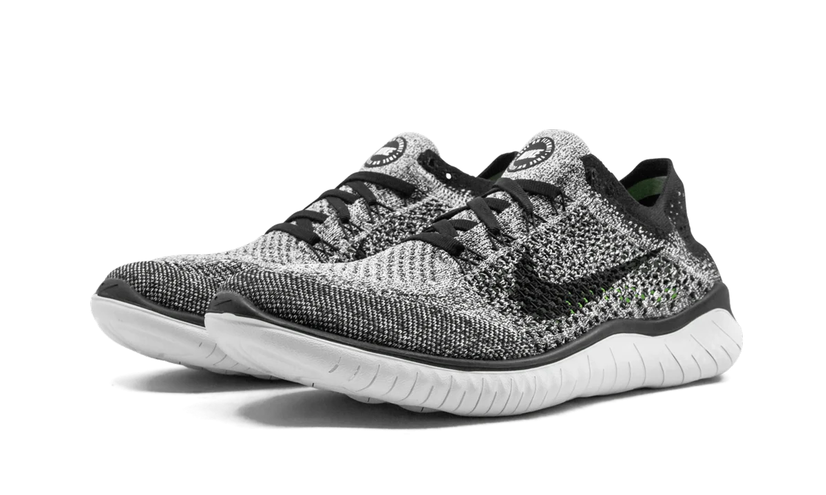 Free RN Flyknit 2018 "Oreo" 942838 101