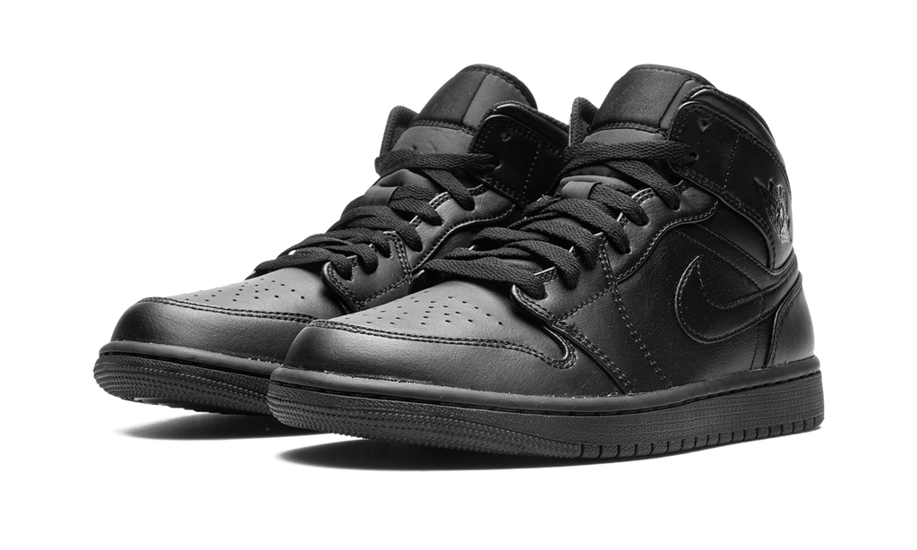Air Jordan 1 Mid "Triple Black" 554724 093