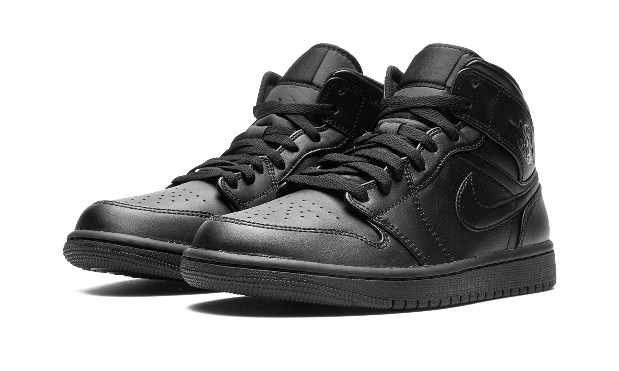Air Jordan 1 Mid "Triple Black" 554724 093