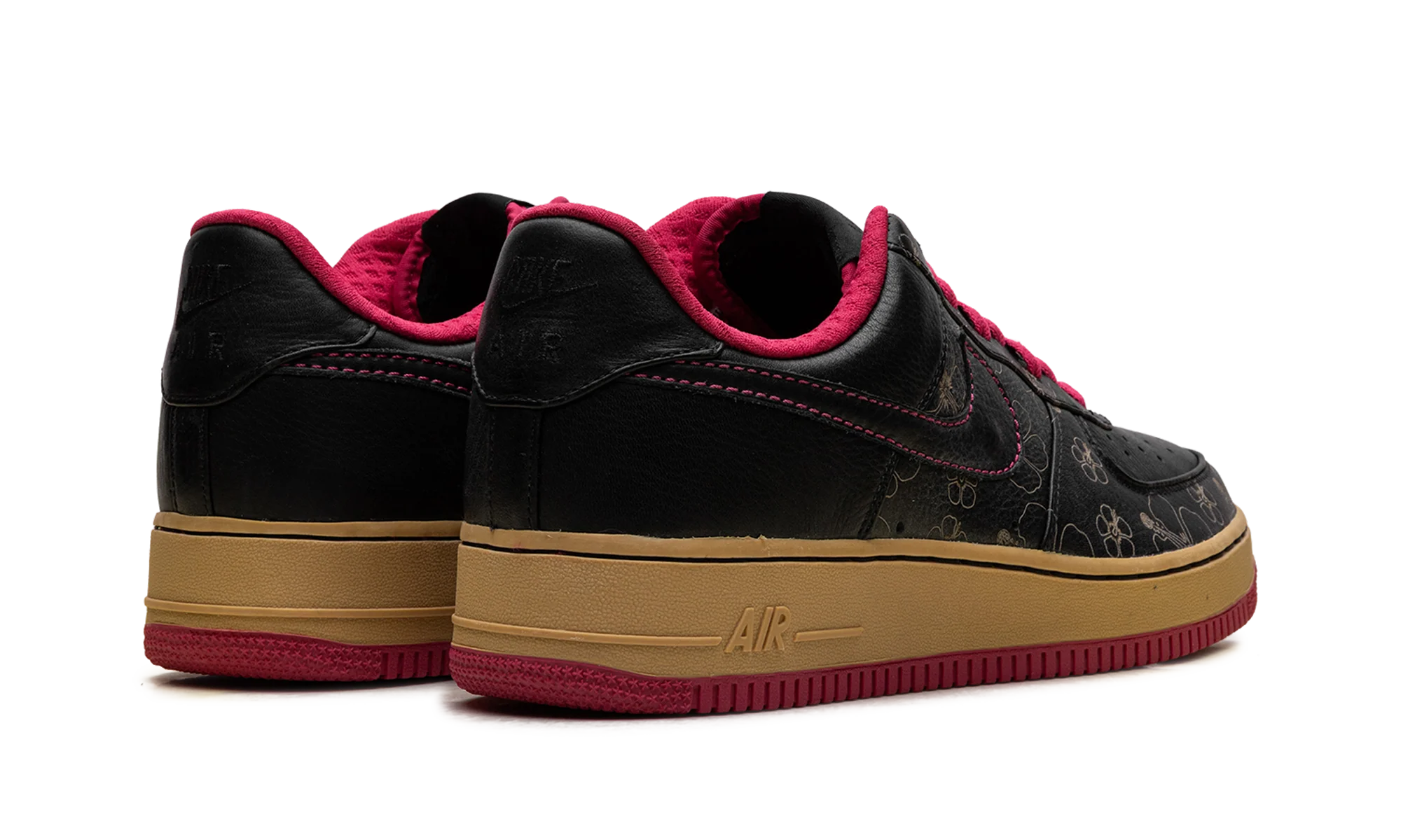 Air Force 1 Premium '07 "Black/Black-Cerise-Metallic Gold" 315180 001