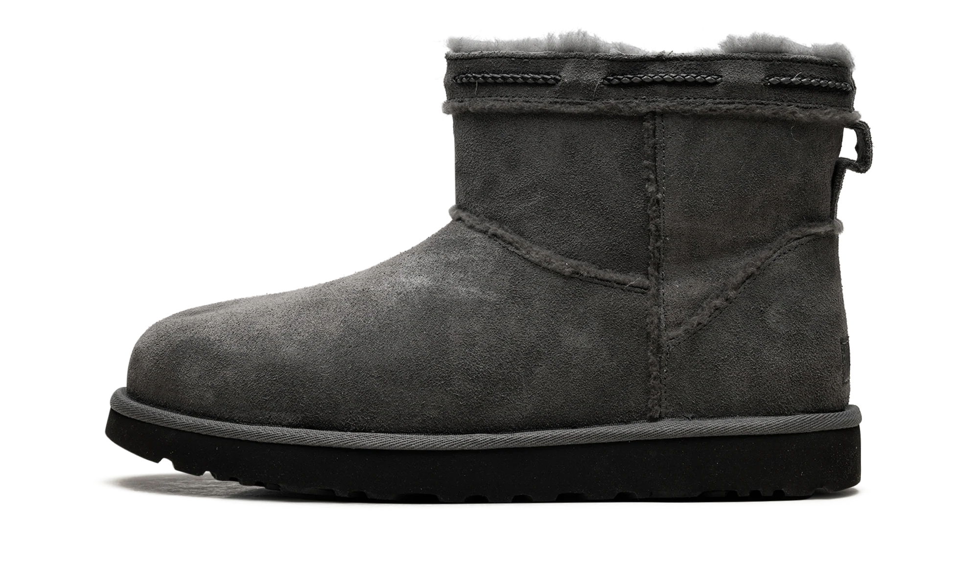 Classic Mini Shearling Braid WMNS "Charcoal" 1166751 CHRC