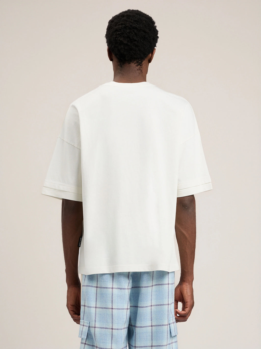 Curved Logo Loose Double T-Shirt