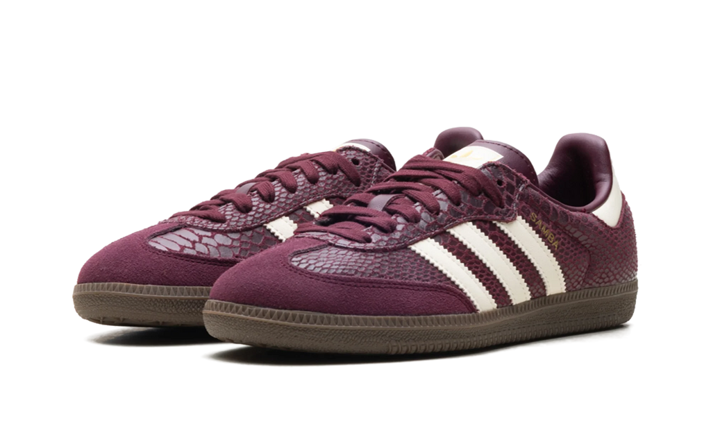 Samba OG WMNS "Snakeskin Maroon Cream White" IH3979