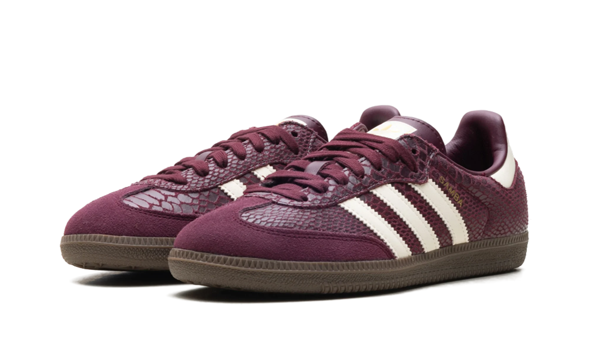 Samba OG WMNS "Snakeskin Maroon Cream White" IH3979