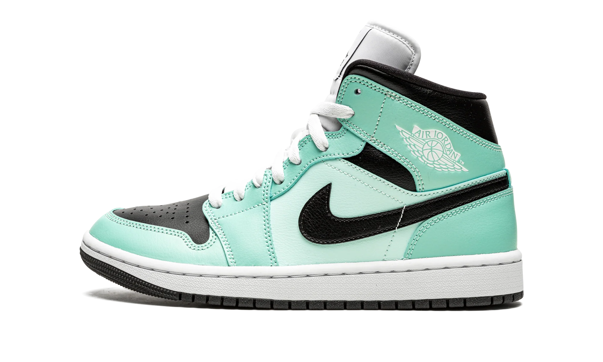 AIR JORDAN 1 MID WMNS "Aqua Black" BQ6472 300