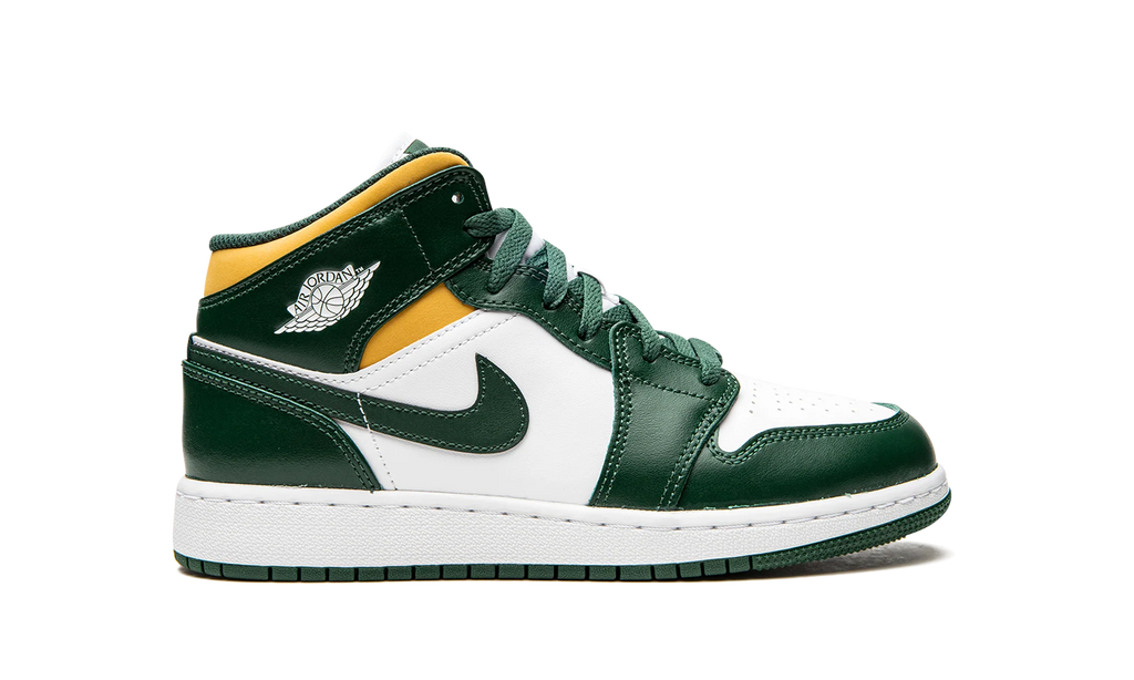 Air Jordan 1 Mid GS "Sonics" 554725 371
