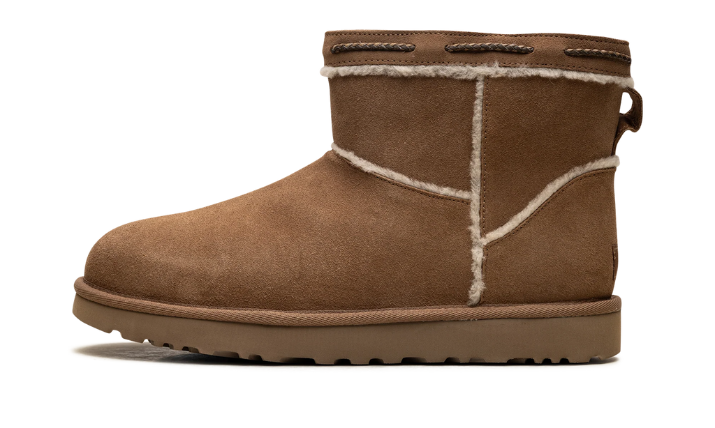 Classic Mini Shearling Braid WMNS "Chestnut" 1166751 CHE