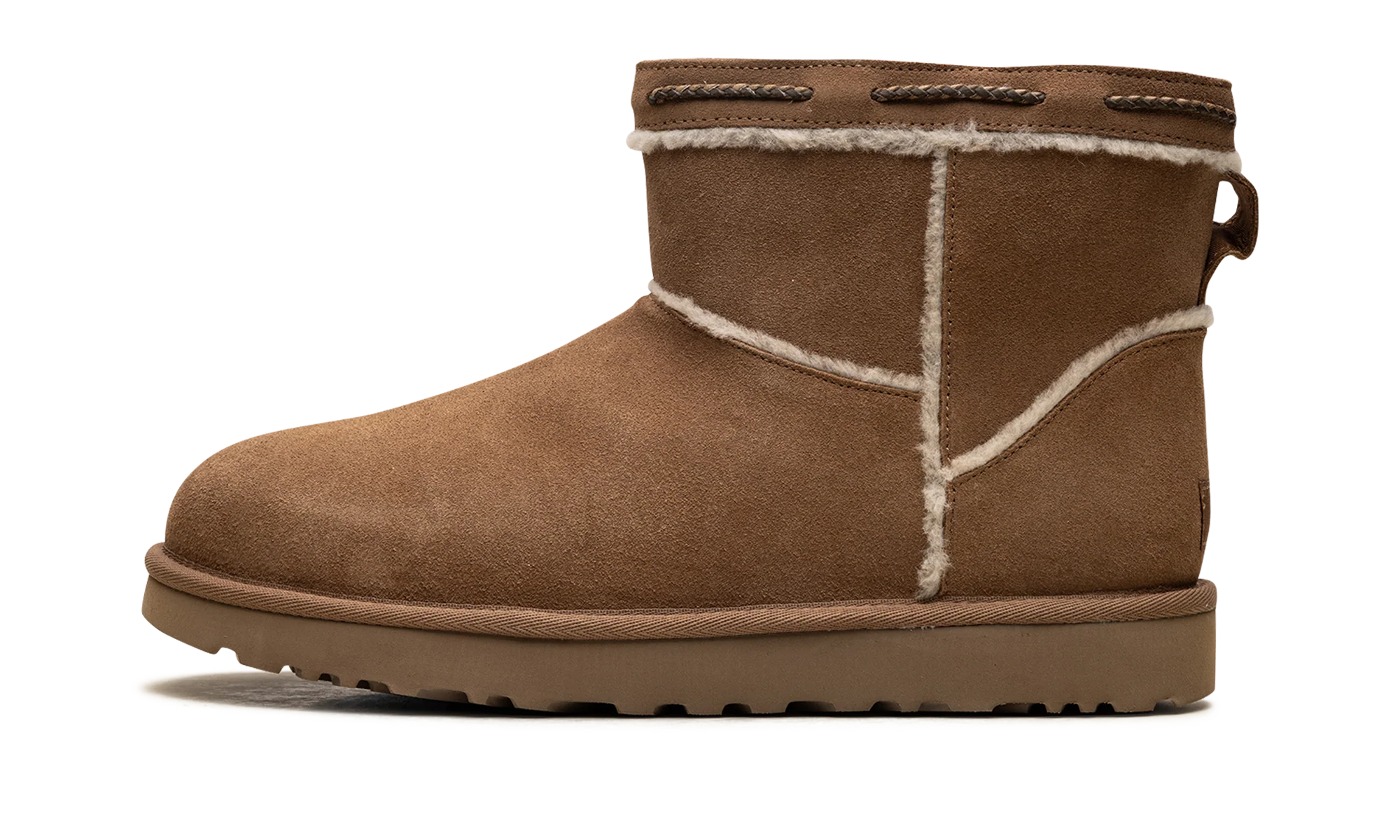 Classic Mini Shearling Braid WMNS "Chestnut" 1166751 CHE