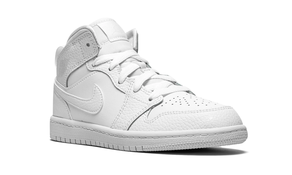 Jordan 1 MID PS "Triple White" 640734 130
