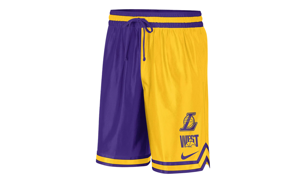 LA LAKERS COURTSIDE NBA GRAPHIC SHORTS "Purple" DR9350 728