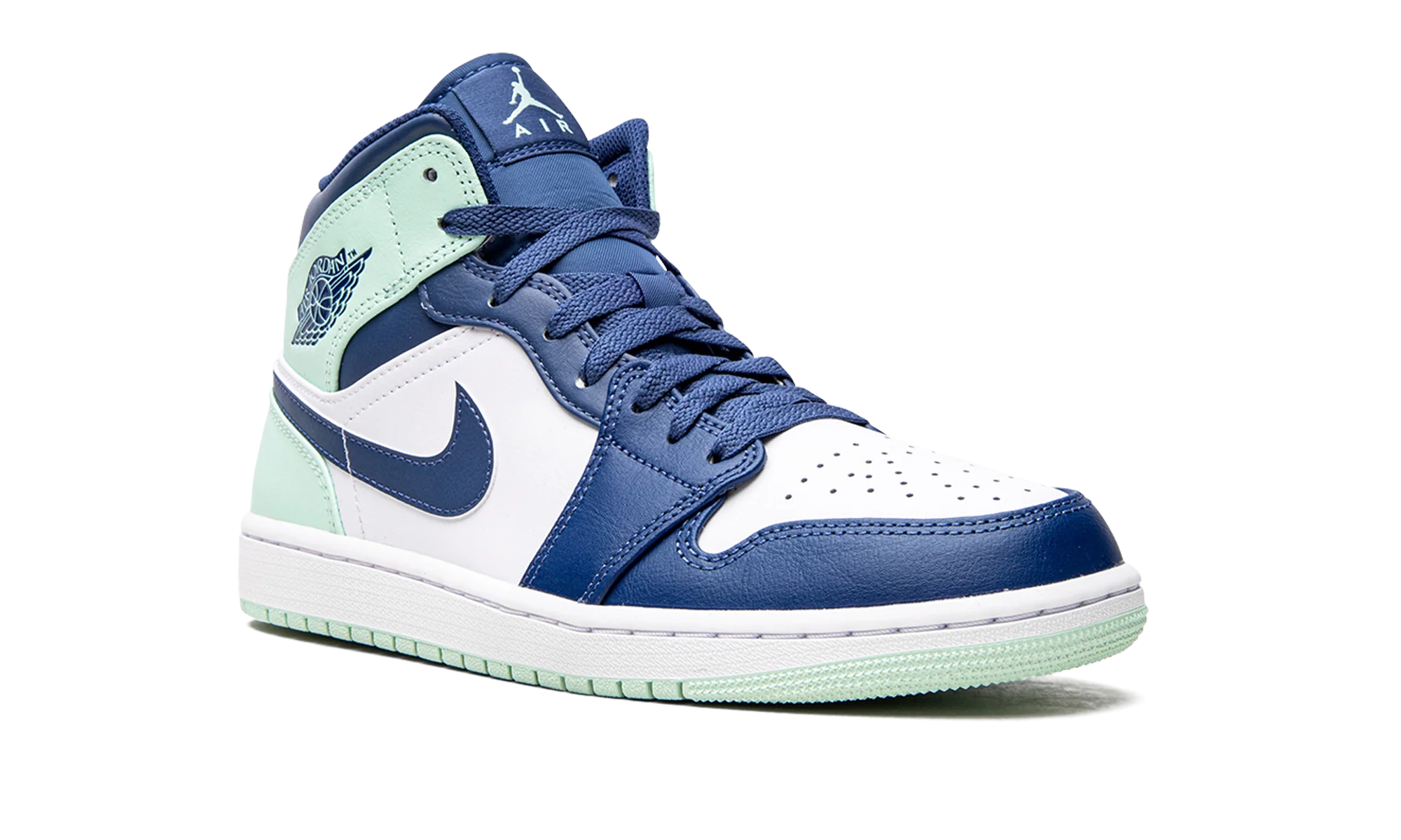 Air Jordan 1 Mid "Blue Mint" 554724 413