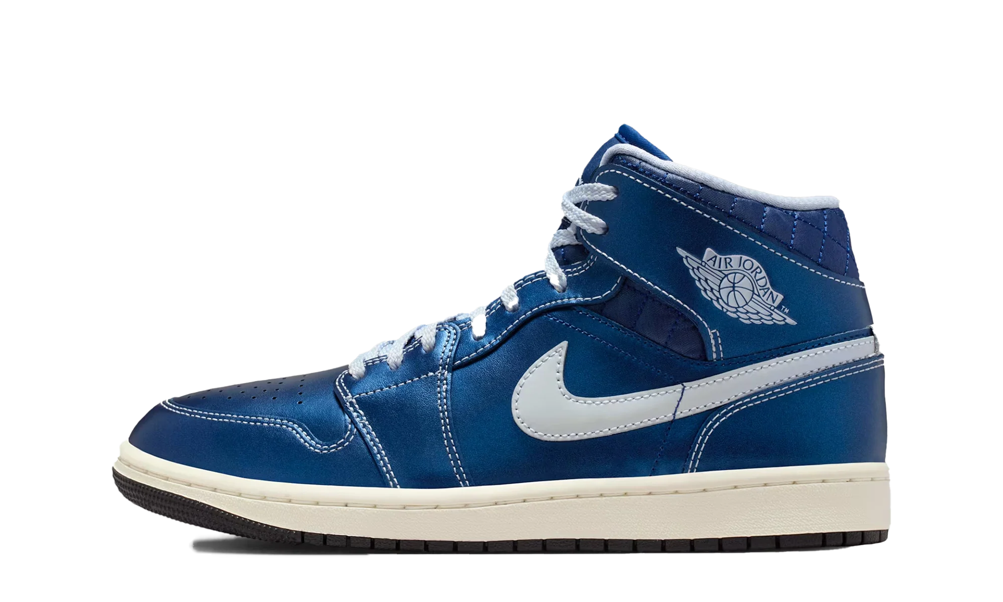 Air Jordan 1 Mid Wmns "Metallic Blue" IM5128 001